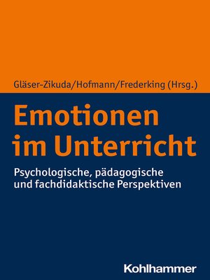 cover image of Emotionen im Unterricht